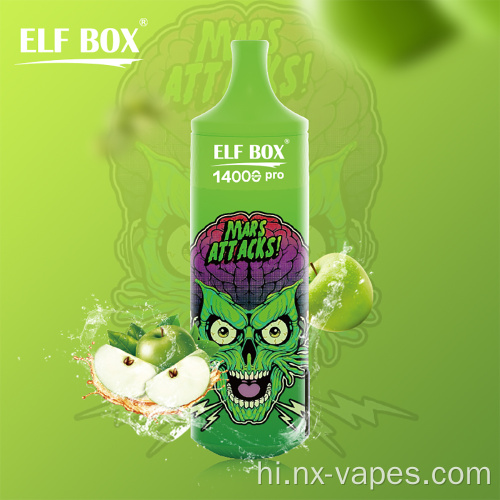 ELF बॉक्स RGB14000 PRO 14000 PUFFS VAPE थोक